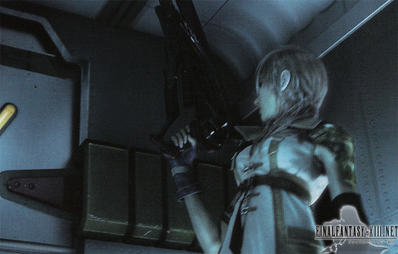 Illustration for article titled High Quality In-Game Final Fantasy XIII Gameplay Images
